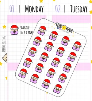 Neku Christmas Edition Cozy Planner Stickers