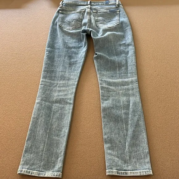 NEW 7 FOR ALL MANKIND Roxanne Ankle Jeans in Bailly - size 24