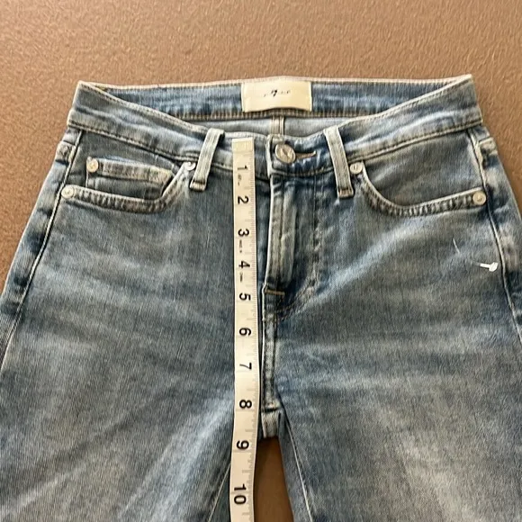 NEW 7 FOR ALL MANKIND Roxanne Ankle Jeans in Bailly - size 24