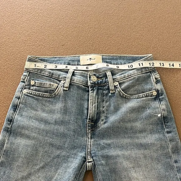 NEW 7 FOR ALL MANKIND Roxanne Ankle Jeans in Bailly - size 24