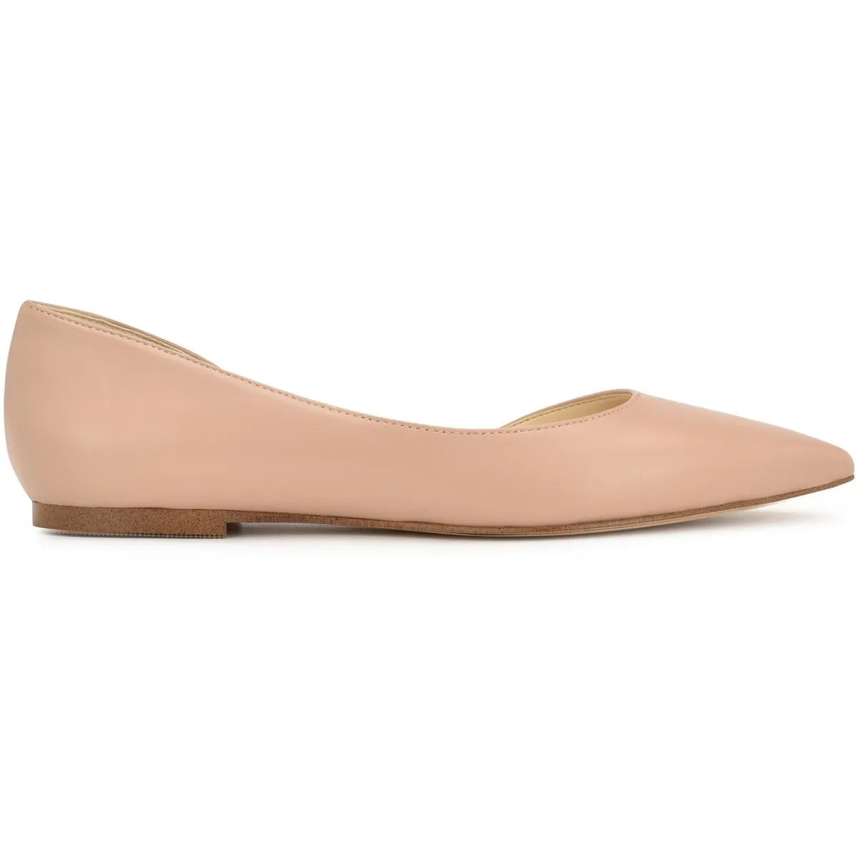 Nine West Womens Blaha Leather Embossed D'Orsay