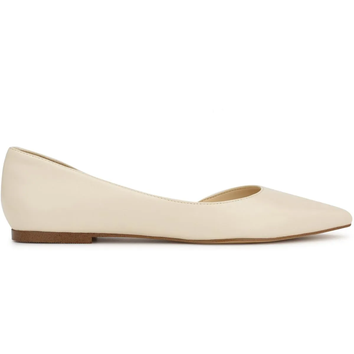 Nine West Womens Blaha Leather Embossed D'Orsay