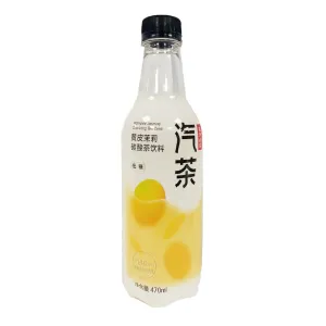 Nongfu Wampee Jasmine Sparkling Tea Drink 470ml ~ 农夫山泉 汽茶碳酸茶饮料 黄皮茉莉味 470ml