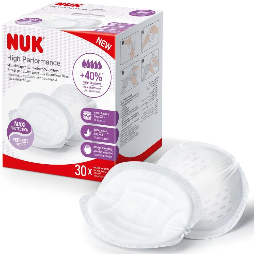 NUK High Performance Disposable Breast Pads (Pack of 30)