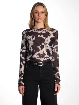 OBJMontana Mesh Top - Cow