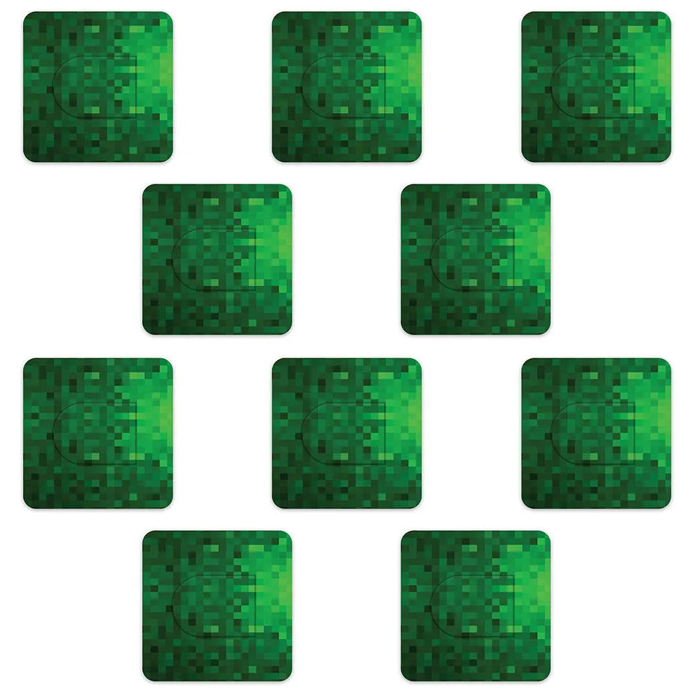 Omnipod Green Pixels Design Patches