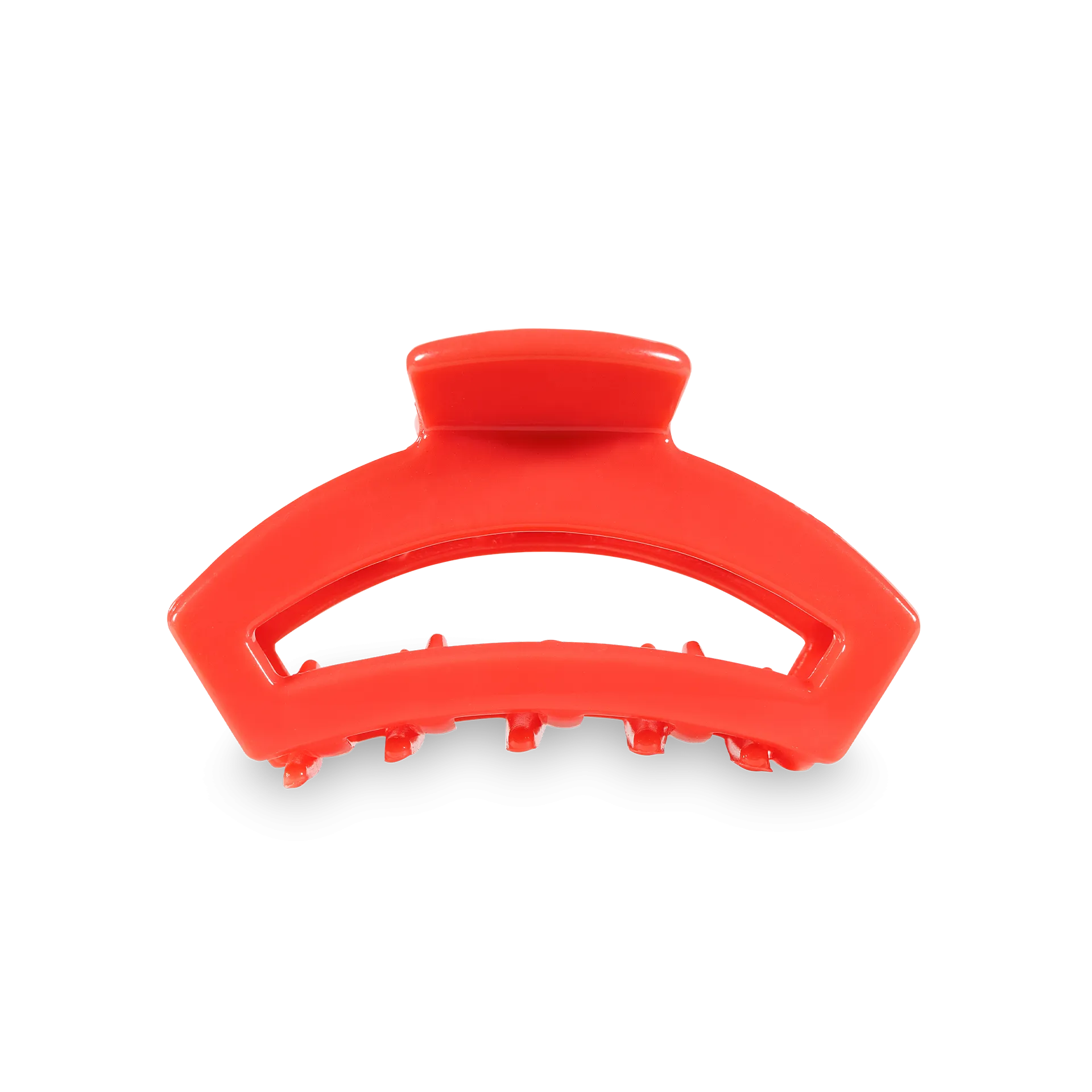 Open Coral Tiny Hair Clip