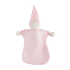 Organic Sleeping Lovey Doll - Pink Stripe