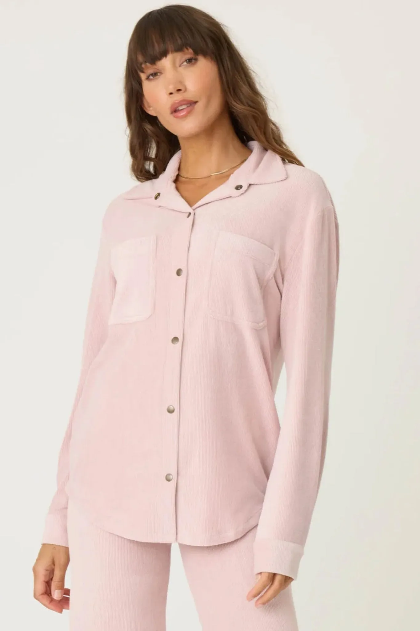 PJ Salvage: Cozy Corduroy Lounge Top