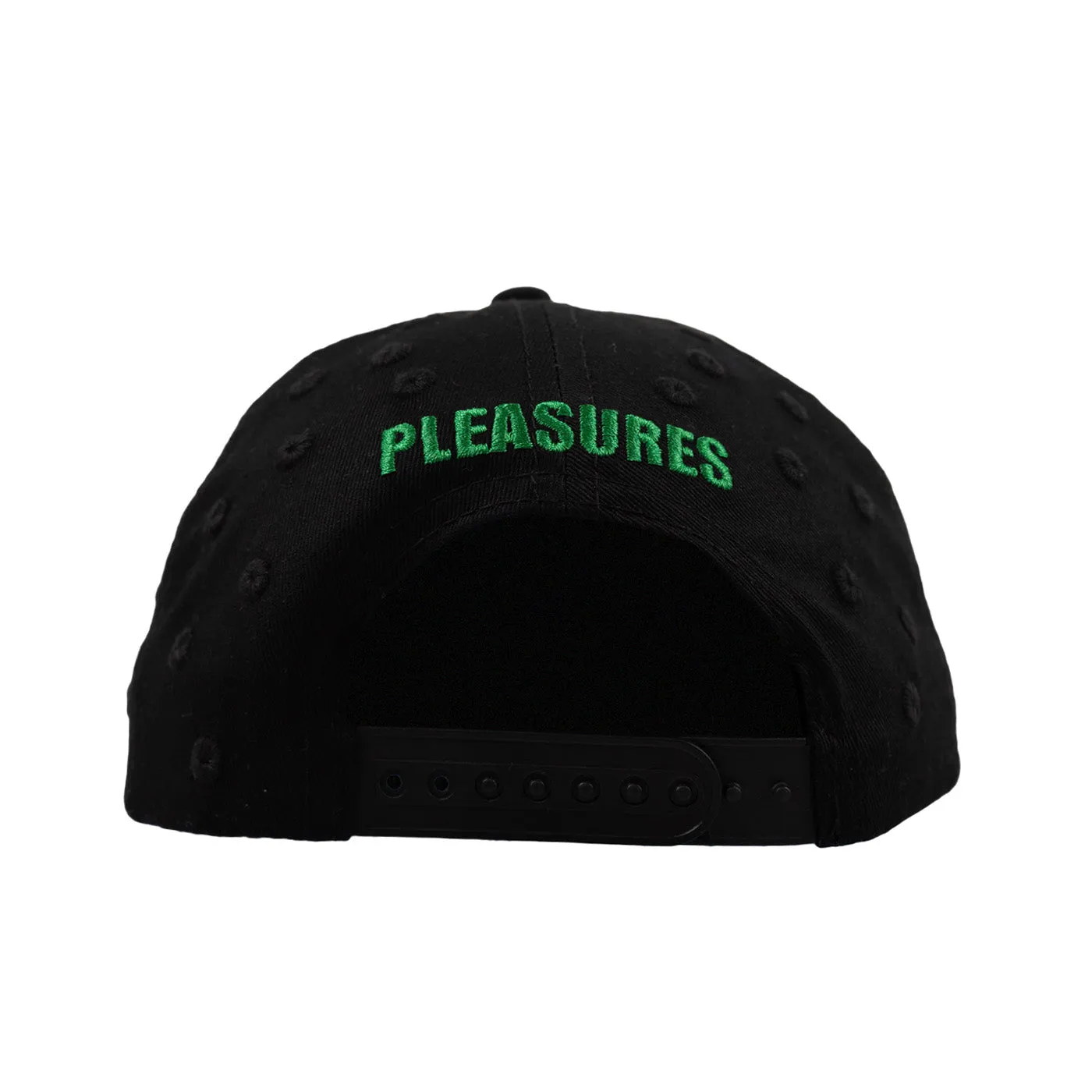 Pleasures Eyelet Snapback Black