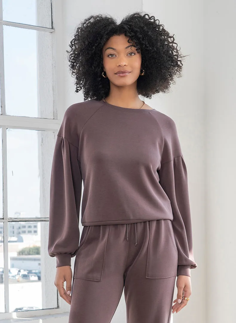 Pleated Pullover
