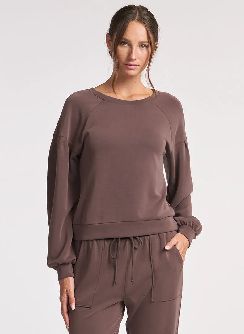 Pleated Pullover