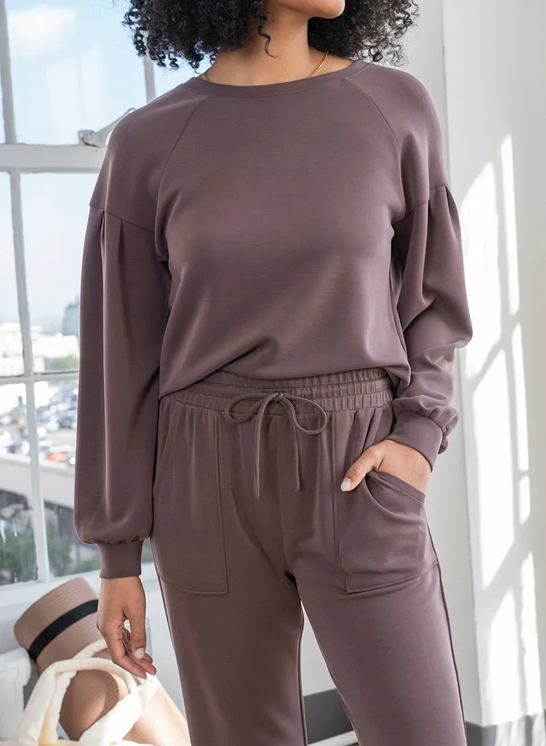 Pleated Pullover