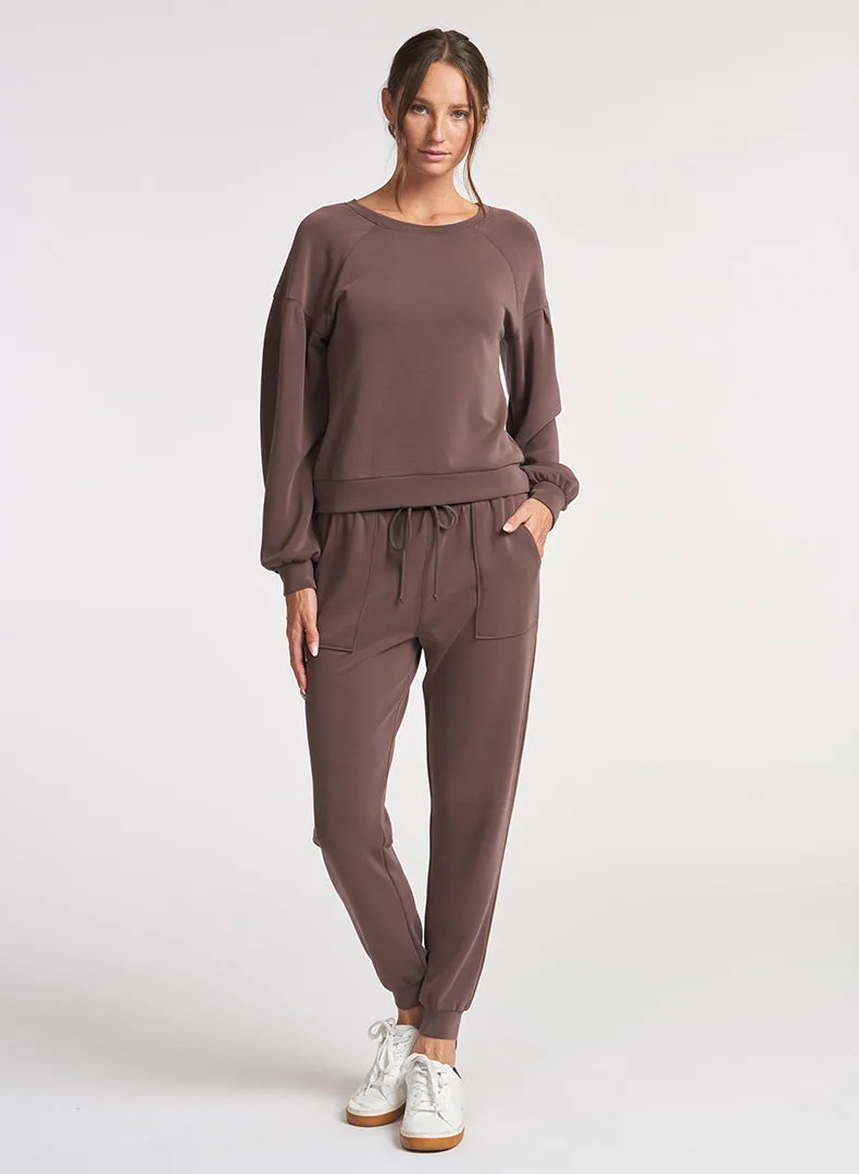 Pleated Pullover