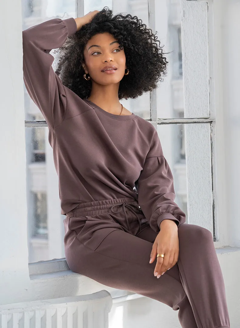 Pleated Pullover
