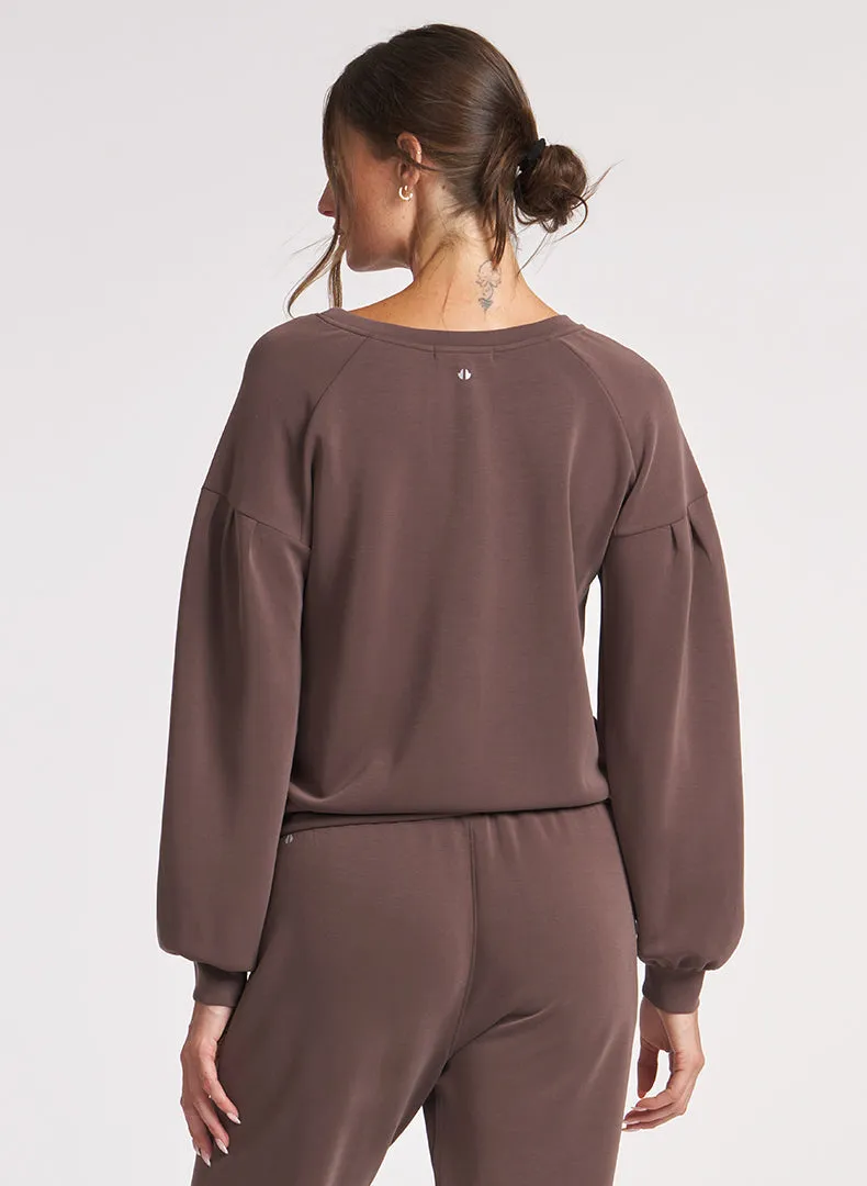 Pleated Pullover