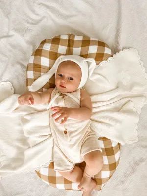 Pop Ya Tot Organic Muslin Bassinet Sheet - Lancaster