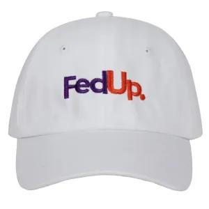 "FED UP" Casquette baseball Streetwear Blanc - URB1™