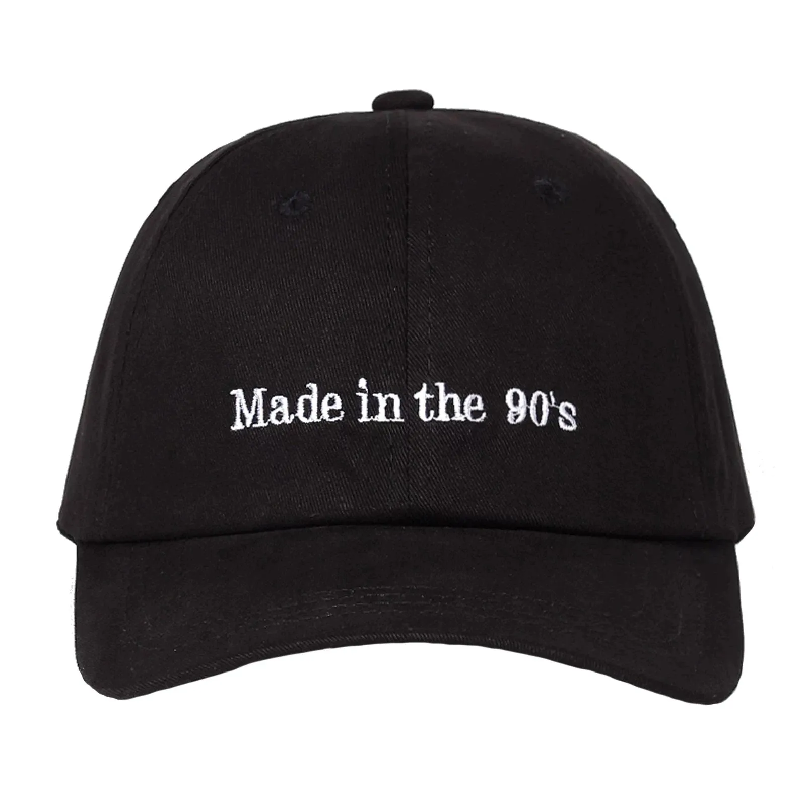 "MADE IN THE 90S" Casquette baseball Streetwear Noir - URB1™