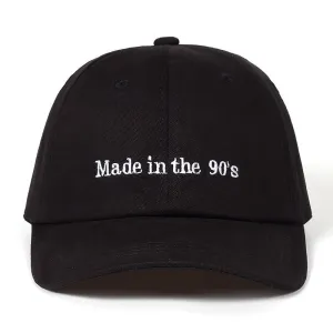 "MADE IN THE 90S" Casquette baseball Streetwear Noir - URB1™