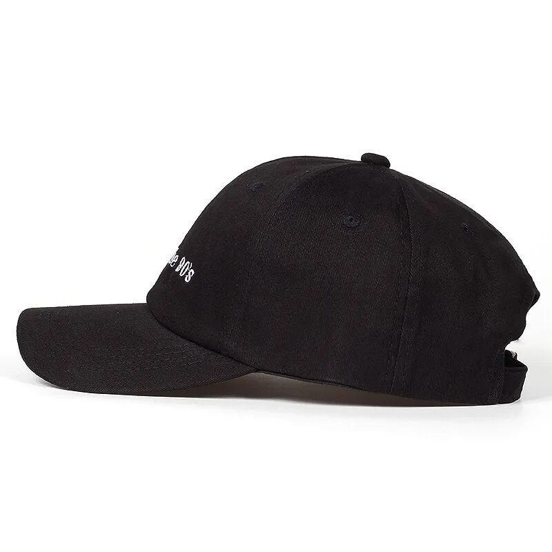 "MADE IN THE 90S" Casquette baseball Streetwear Noir - URB1™