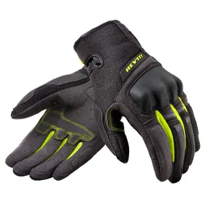 Rev'it! Volcano Gloves - Black Neon Yellow