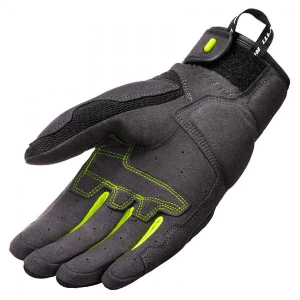 Rev'it! Volcano Gloves - Black Neon Yellow