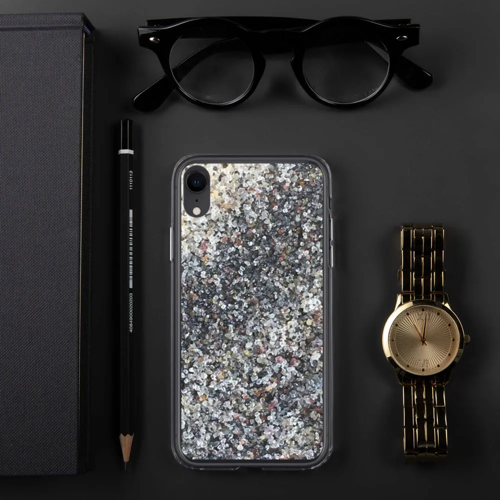Sand - White, Black, Gray Ombré Apple iPhone case