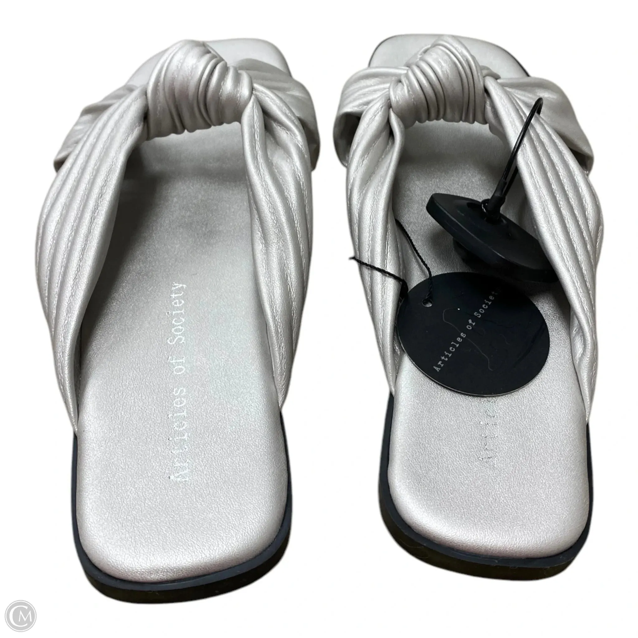 Sandals Flats By Articles Of Society In Silver, Size: 9