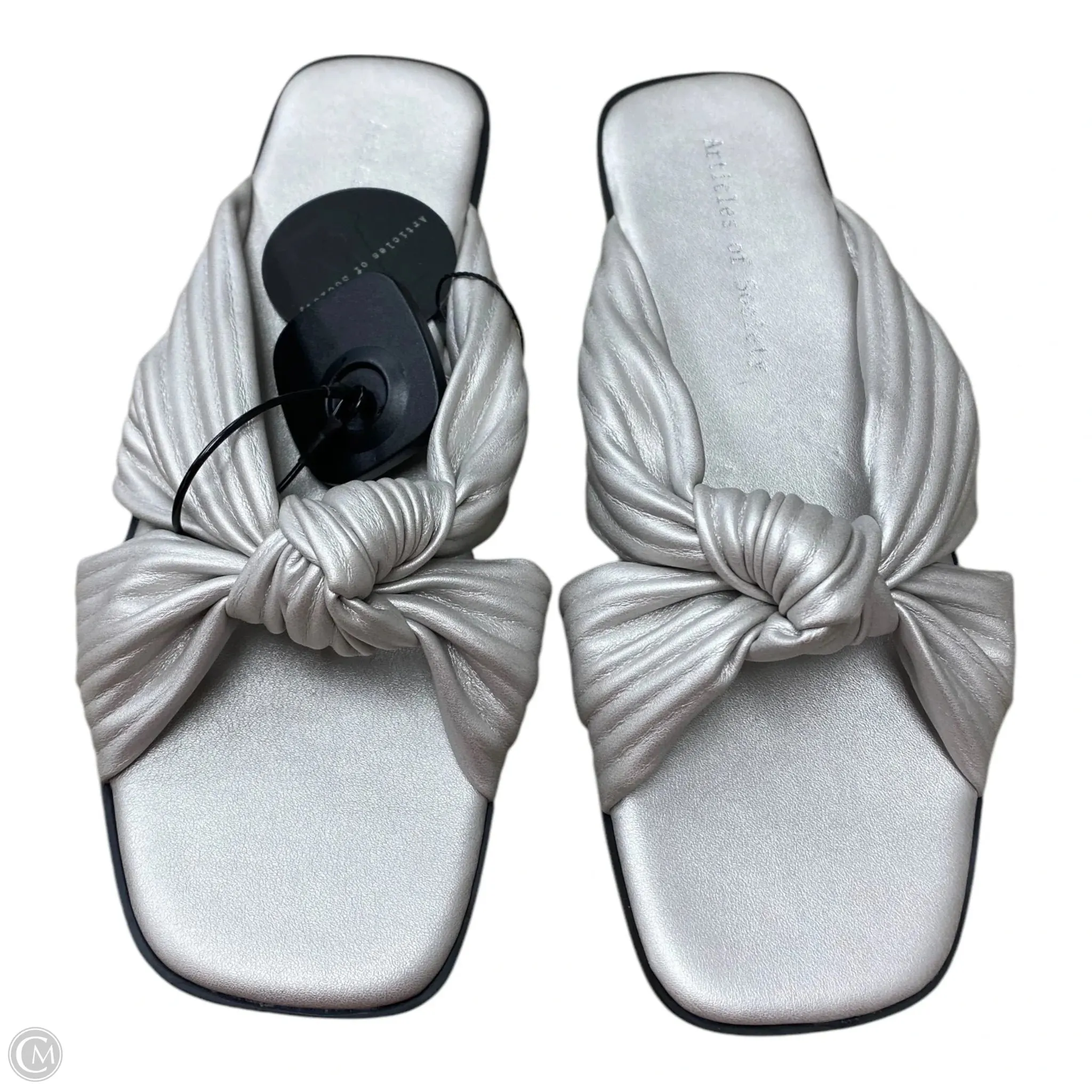 Sandals Flats By Articles Of Society In Silver, Size: 9