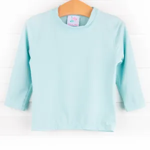 Sea Foam Long Sleeve Rash Guard, Green