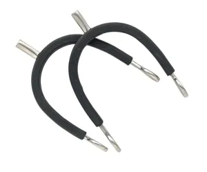 Shires Rubber Covered Stainless Steel Spurs