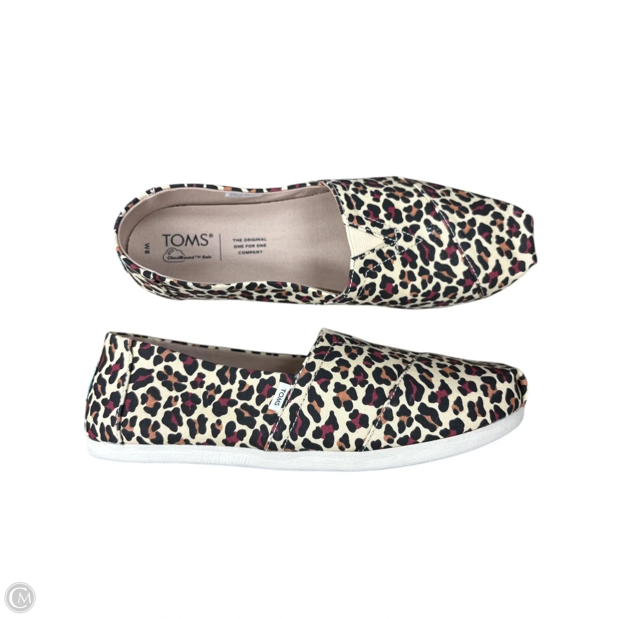 Shoes Flats By Toms In Animal Print, Size: 8