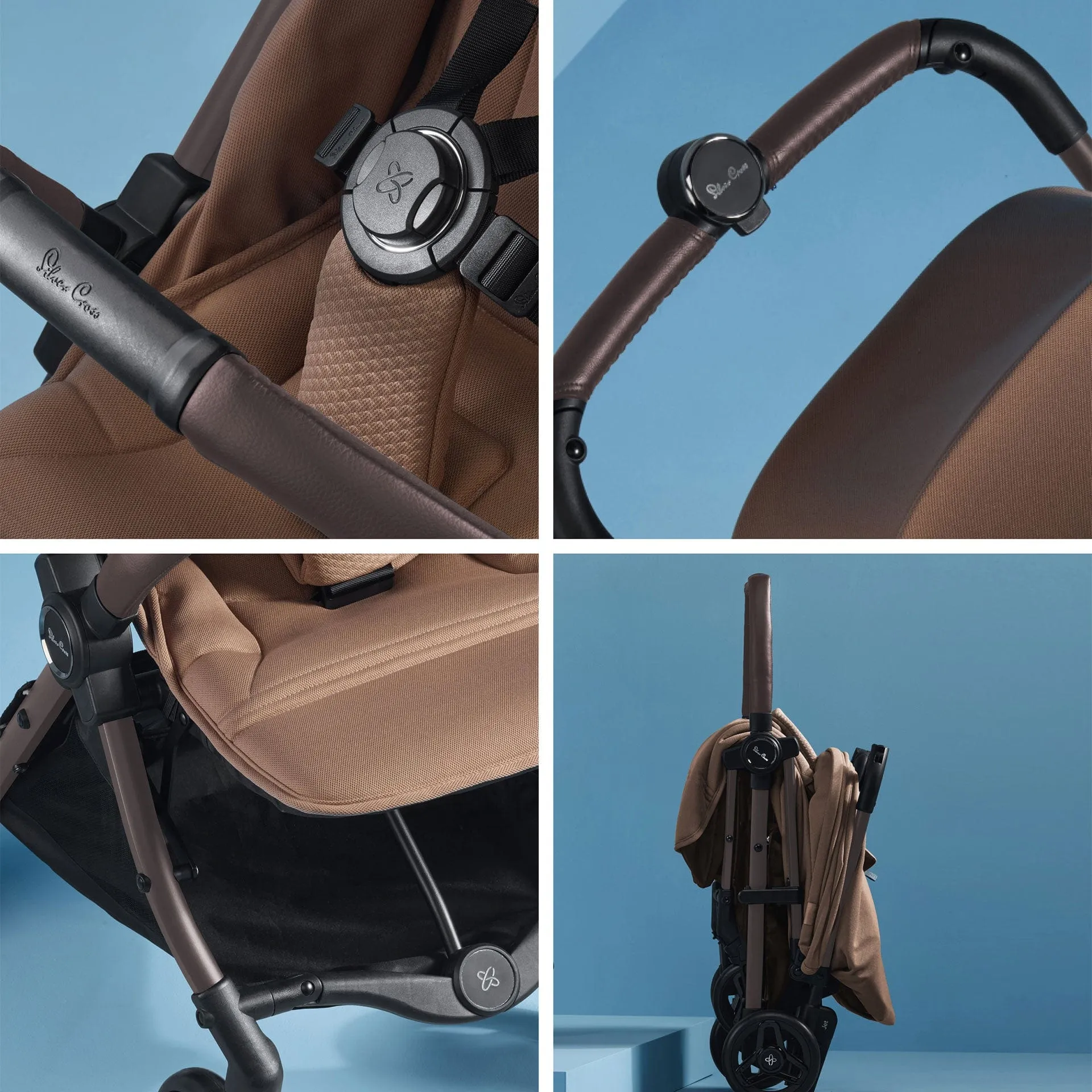 Silver Cross Jet 5 Stroller in Cinnamon