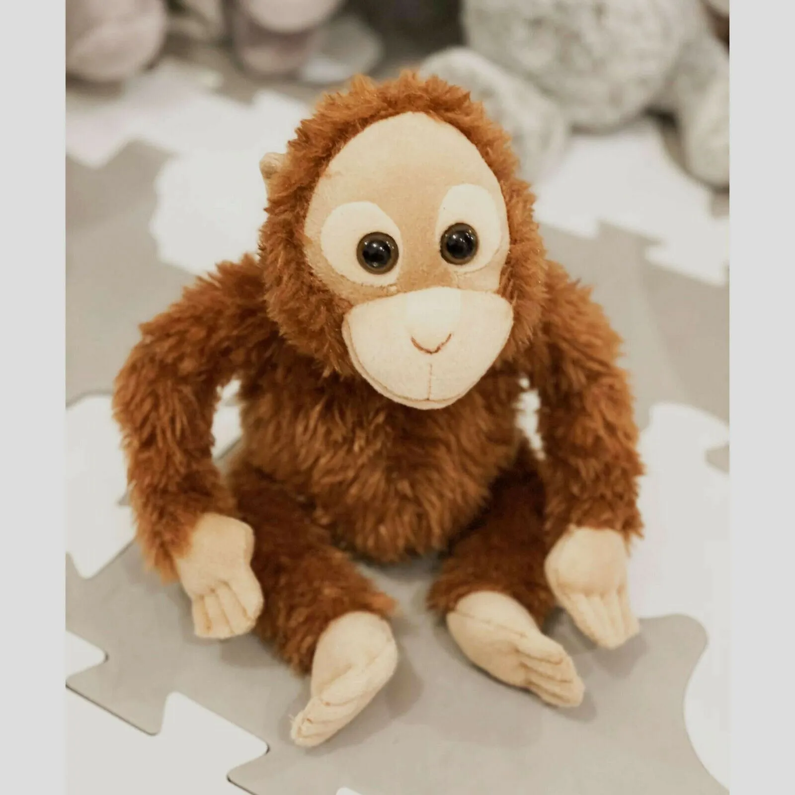 Small Brown Orangutan Monkey Cuddly Soft Toy