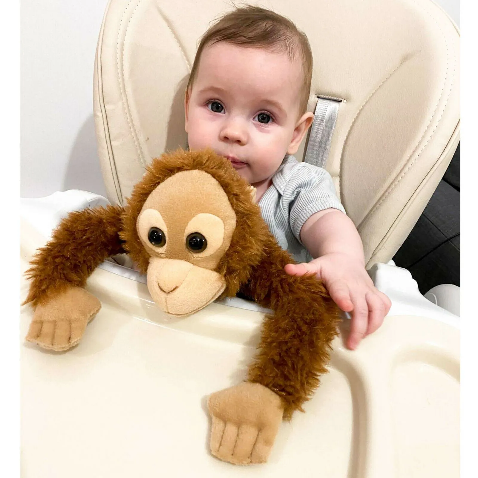Small Brown Orangutan Monkey Cuddly Soft Toy