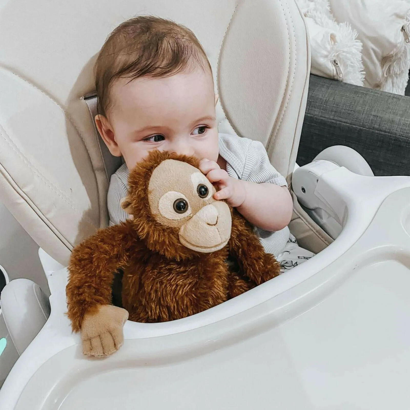 Small Brown Orangutan Monkey Cuddly Soft Toy