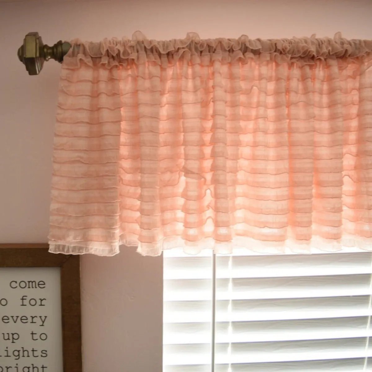 Small Window Valances in Many Colors