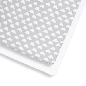 Snuz Cot & Cot Bed 2 Pack Fitted Sheet – Cloud Nine