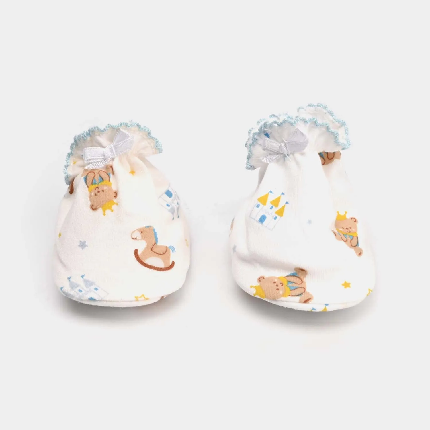 Soft Cotton Baby Booties | 6M To 12M