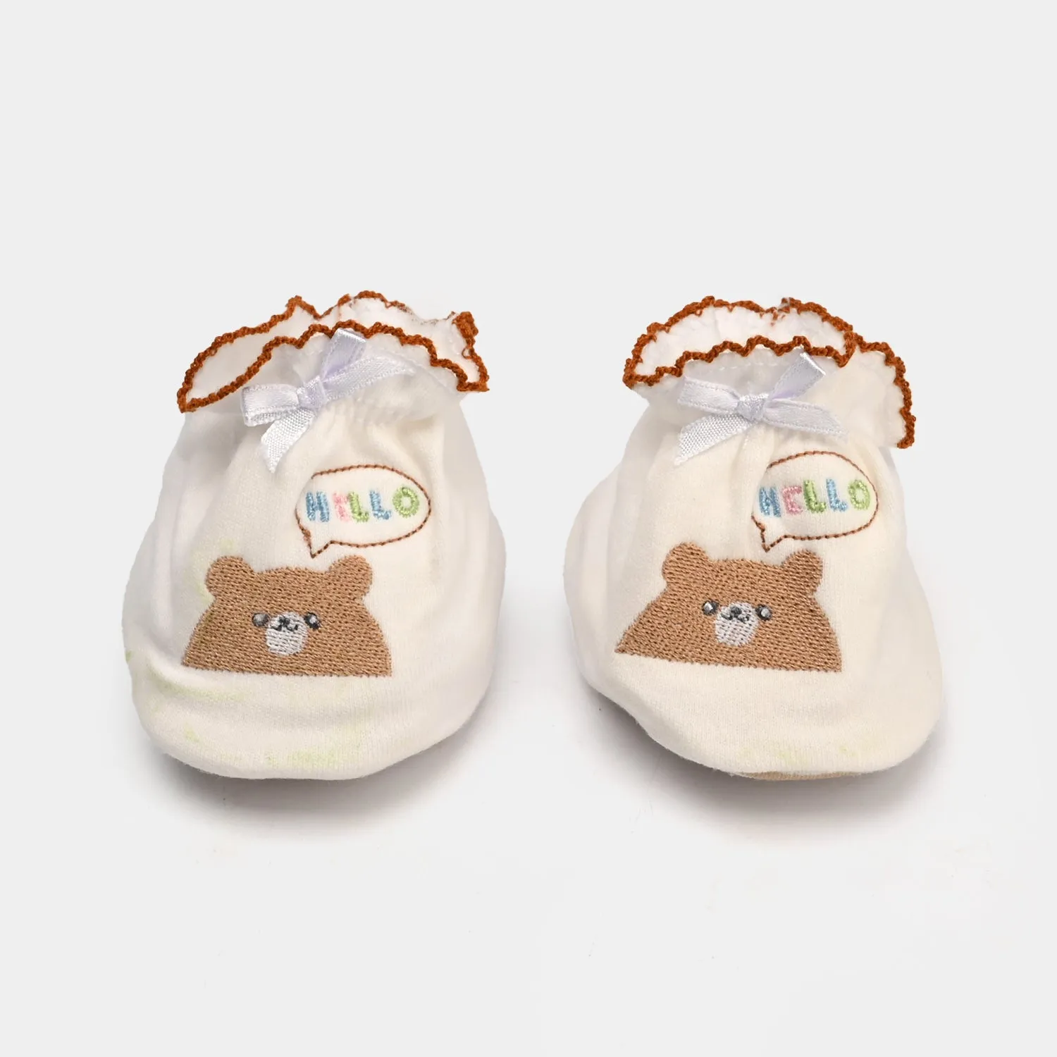 Soft Cotton Baby Booties | 6M To 12M