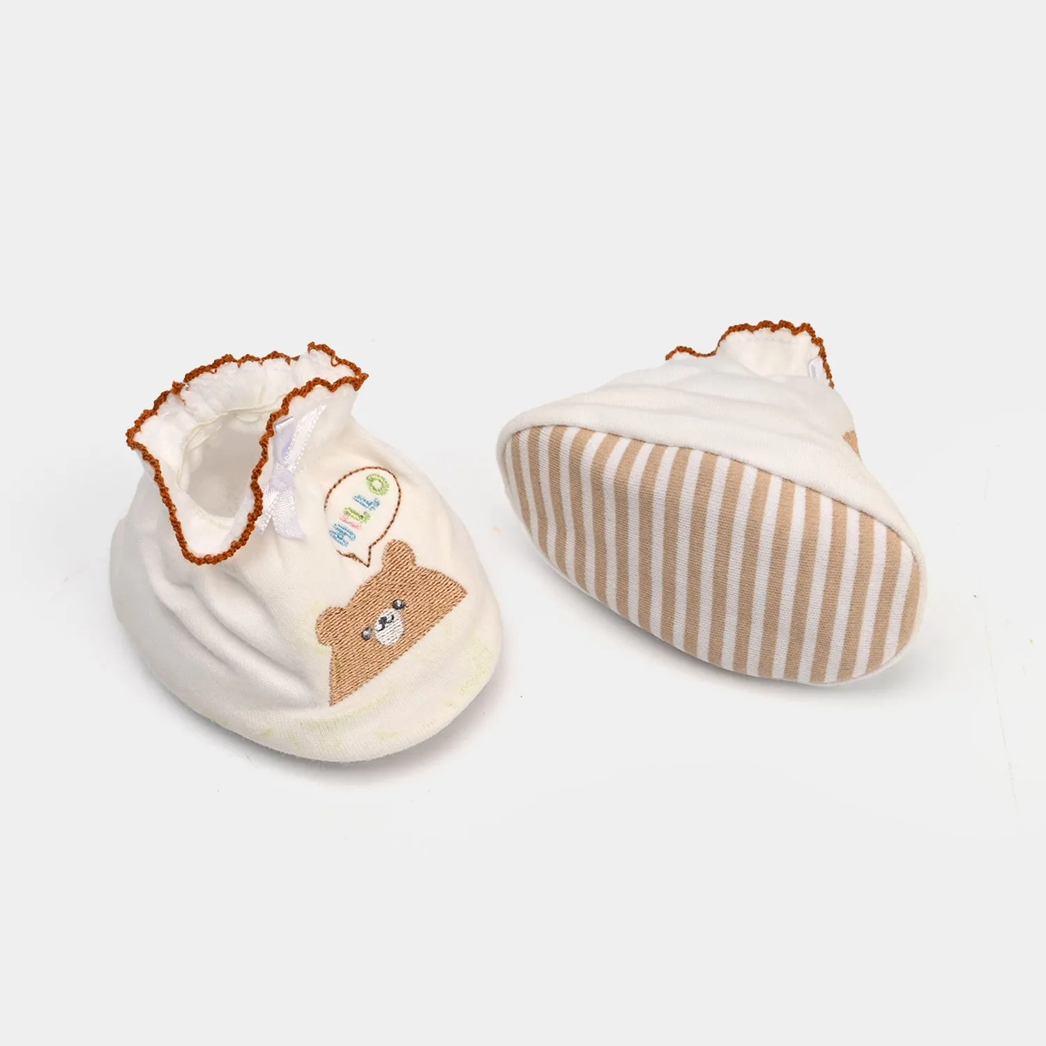 Soft Cotton Baby Booties | 6M To 12M