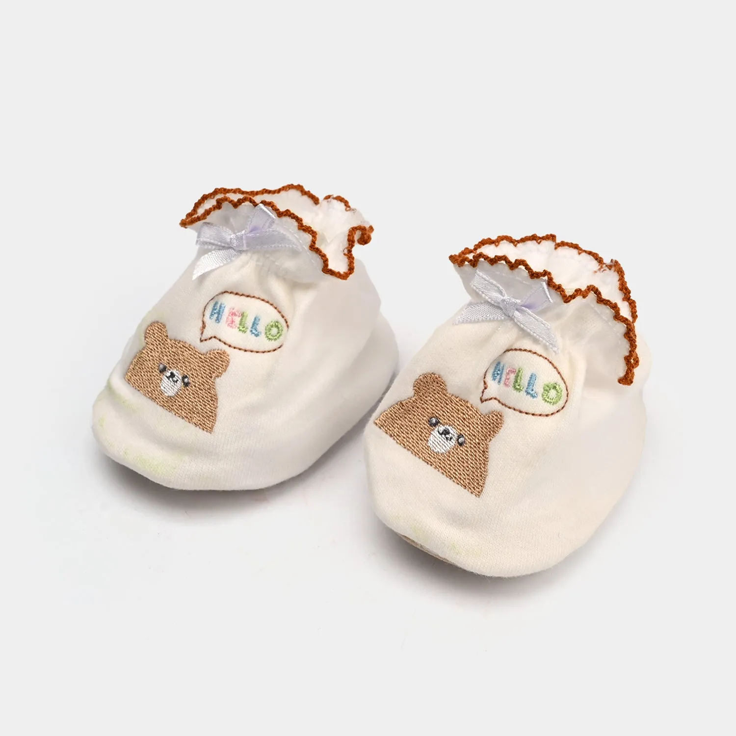Soft Cotton Baby Booties | 6M To 12M