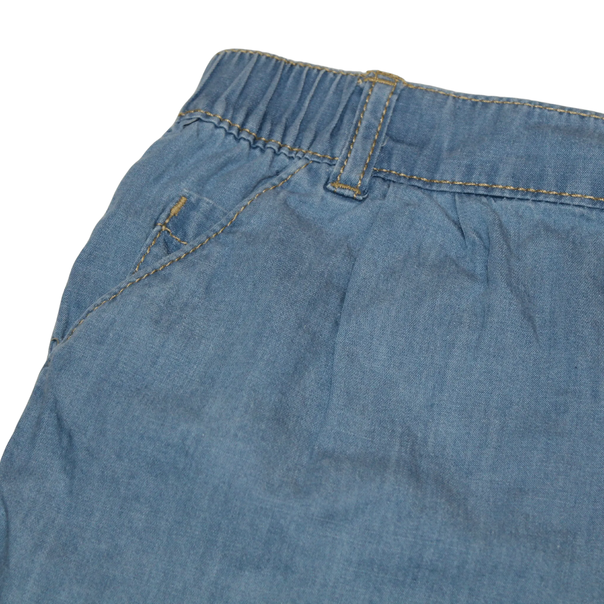 Soft Denim Shorts