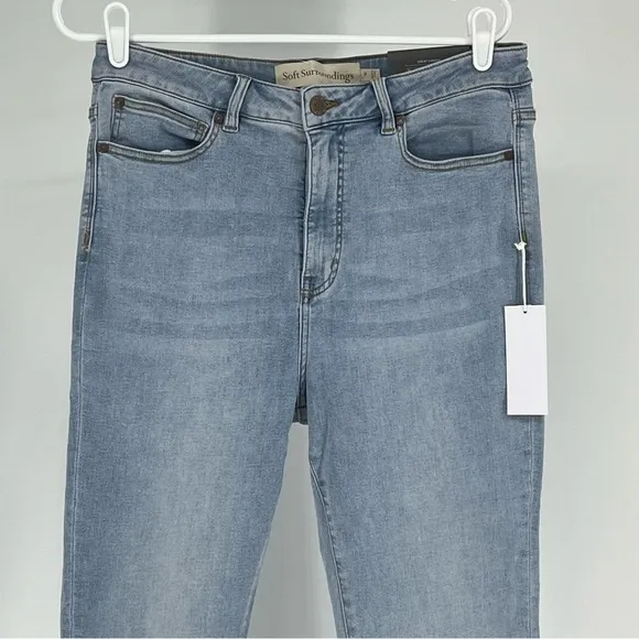 SOFT SURRONDINGS NWT SUPERMELY SOFT HIGH RISE SKINNY SOFT DENIM JEANS AMARYLLIS