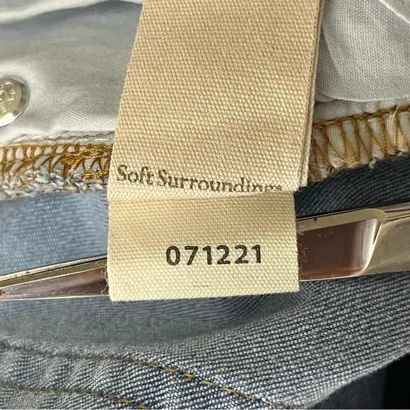 SOFT SURRONDINGS NWT SUPERMELY SOFT HIGH RISE SKINNY SOFT DENIM JEANS AMARYLLIS