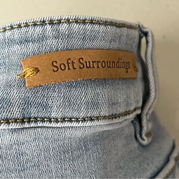 SOFT SURRONDINGS NWT SUPERMELY SOFT HIGH RISE SKINNY SOFT DENIM JEANS AMARYLLIS