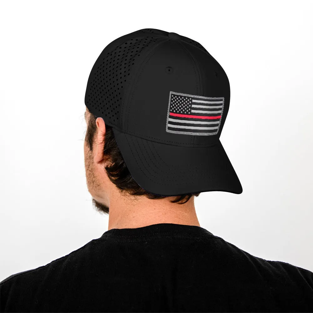 Special Edition Performance Snapback | Red Line | Black