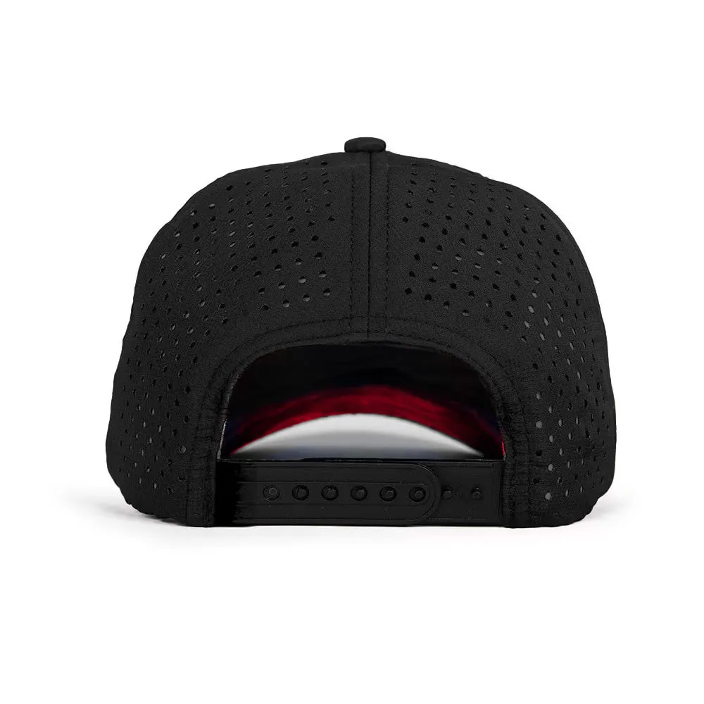 Special Edition Performance Snapback | Red Line | Black