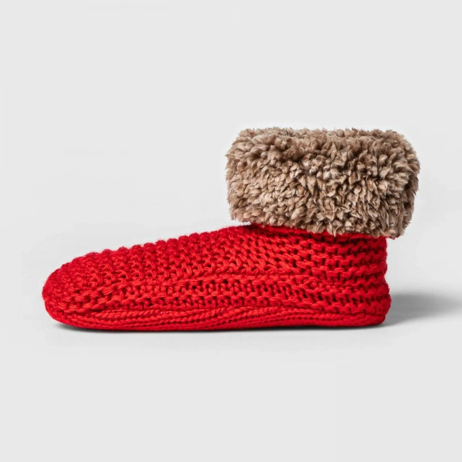 Stars Above Women's Knit Sherpa Lined Bootie With Grippers